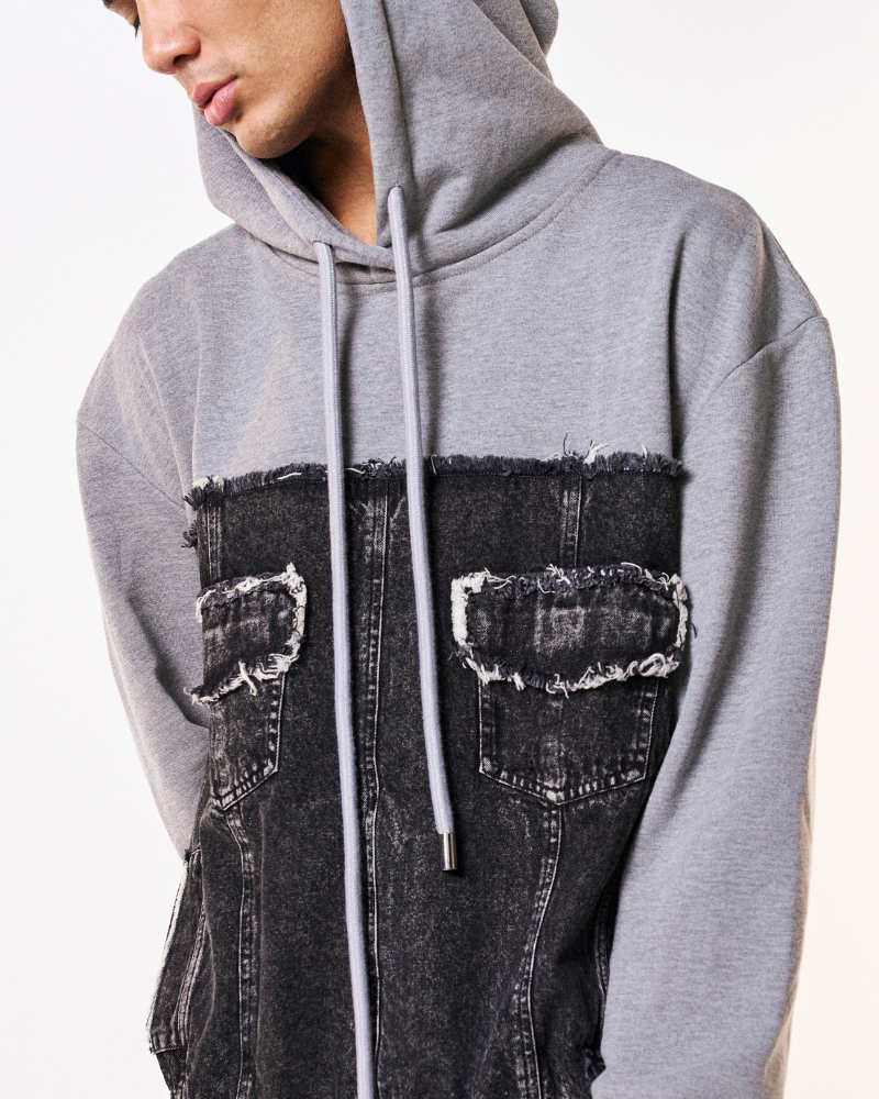 Raw Denim Lunar Hoodie