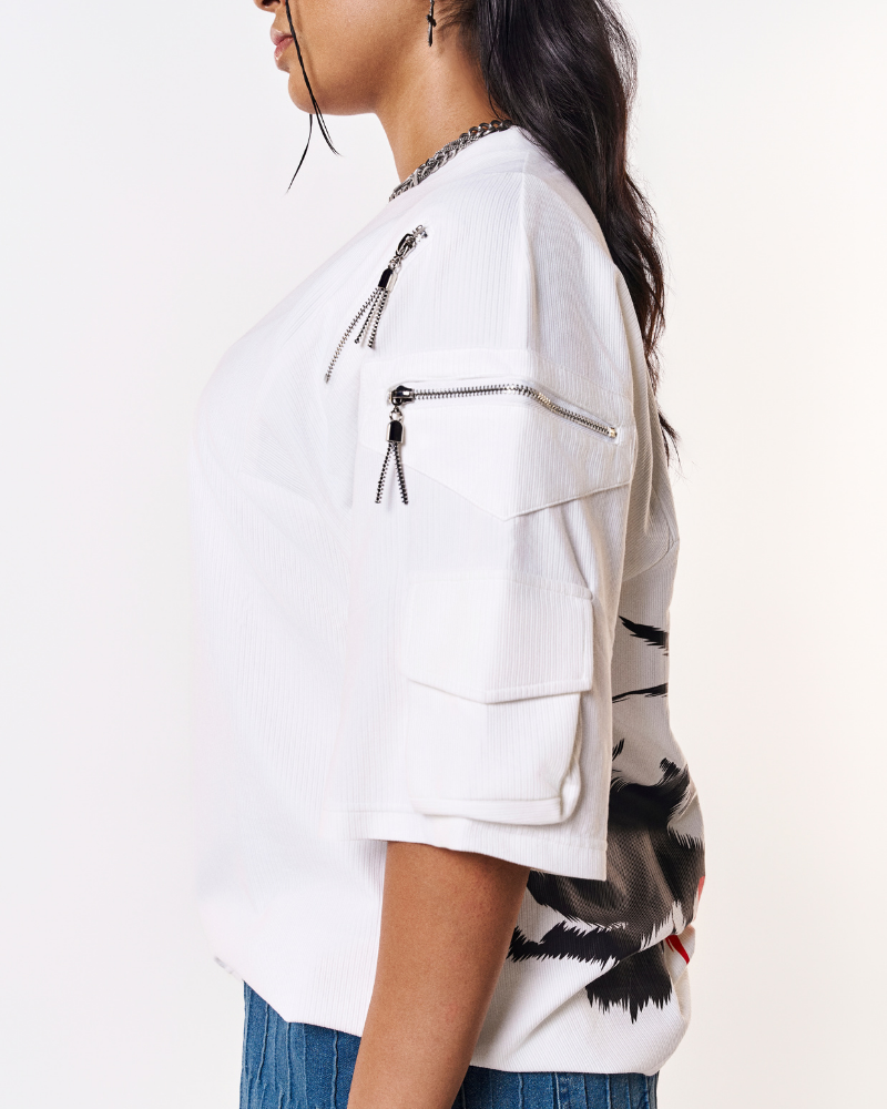 Utility Oversized T-Shirt White