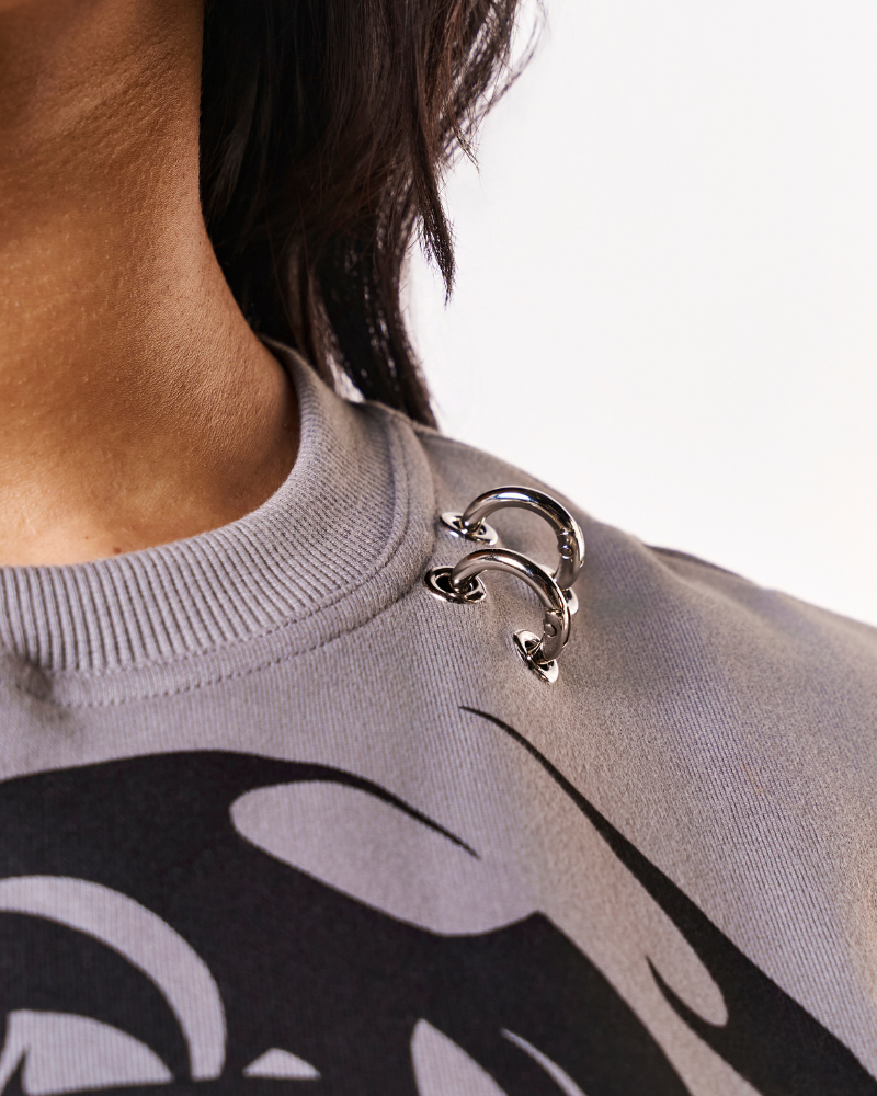 Phantom Oversized Sweatshirt - Grey