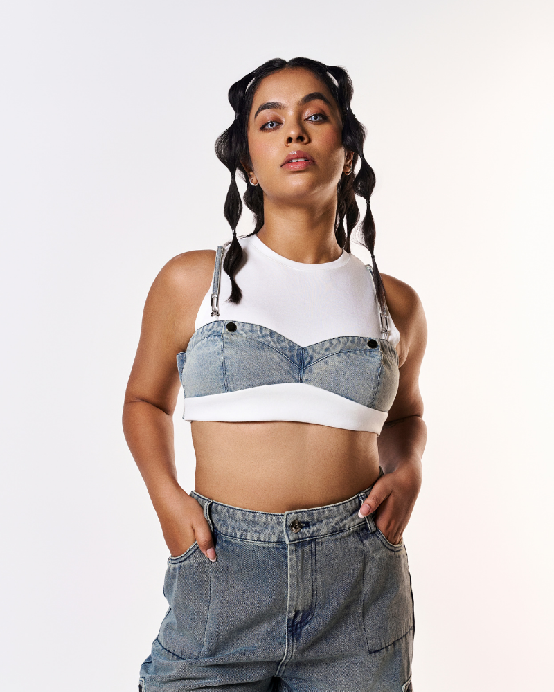 Nightfall Pullover Crop [Blue]