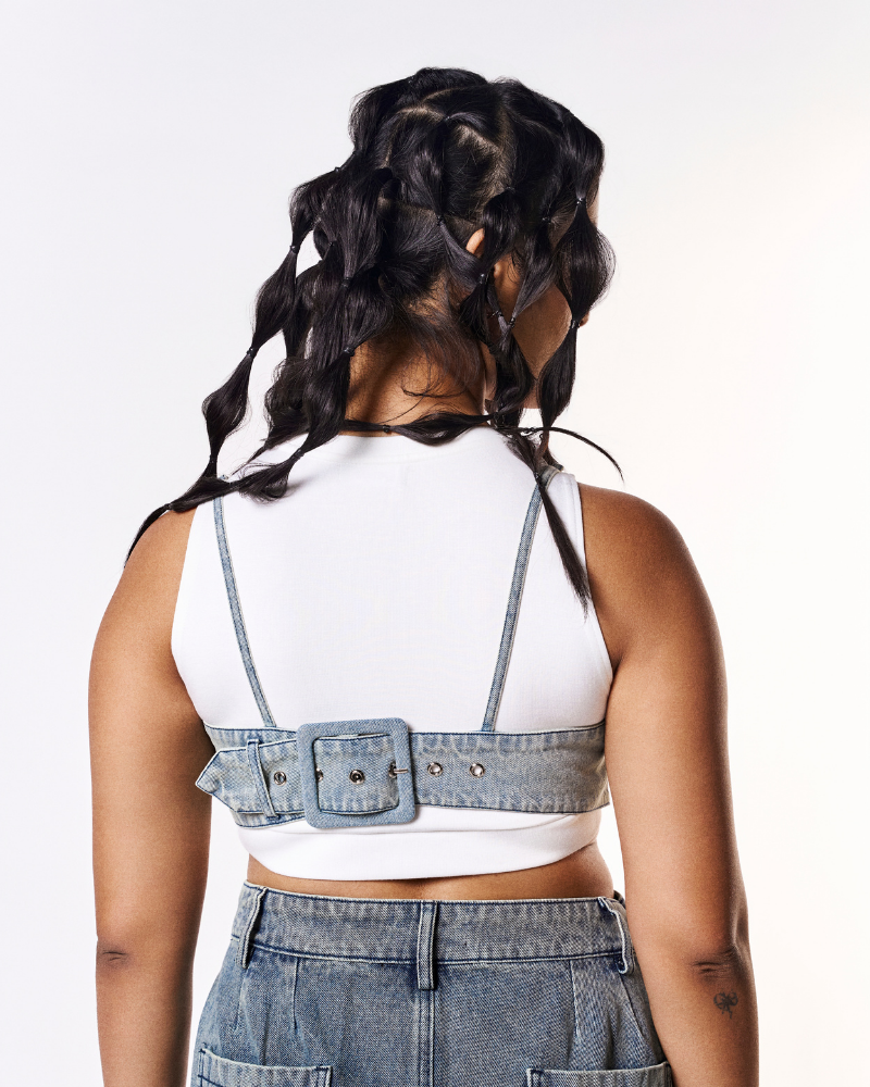 Nightfall Pullover Crop [Blue]