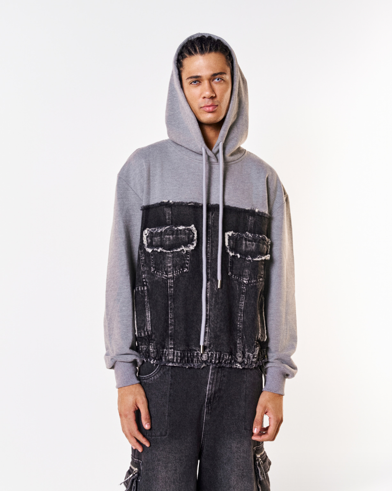 Raw Denim Lunar Hoodie
