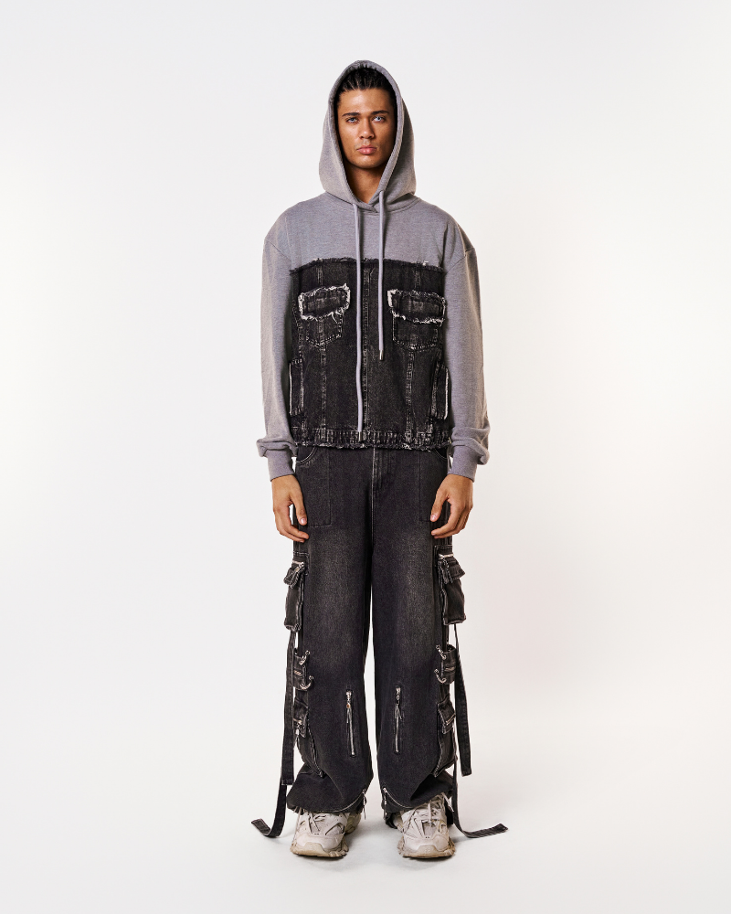 Raw Denim Lunar Hoodie