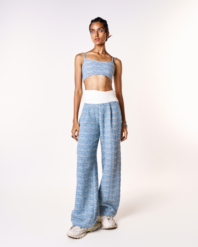 GHOST WASH DENIM BRA