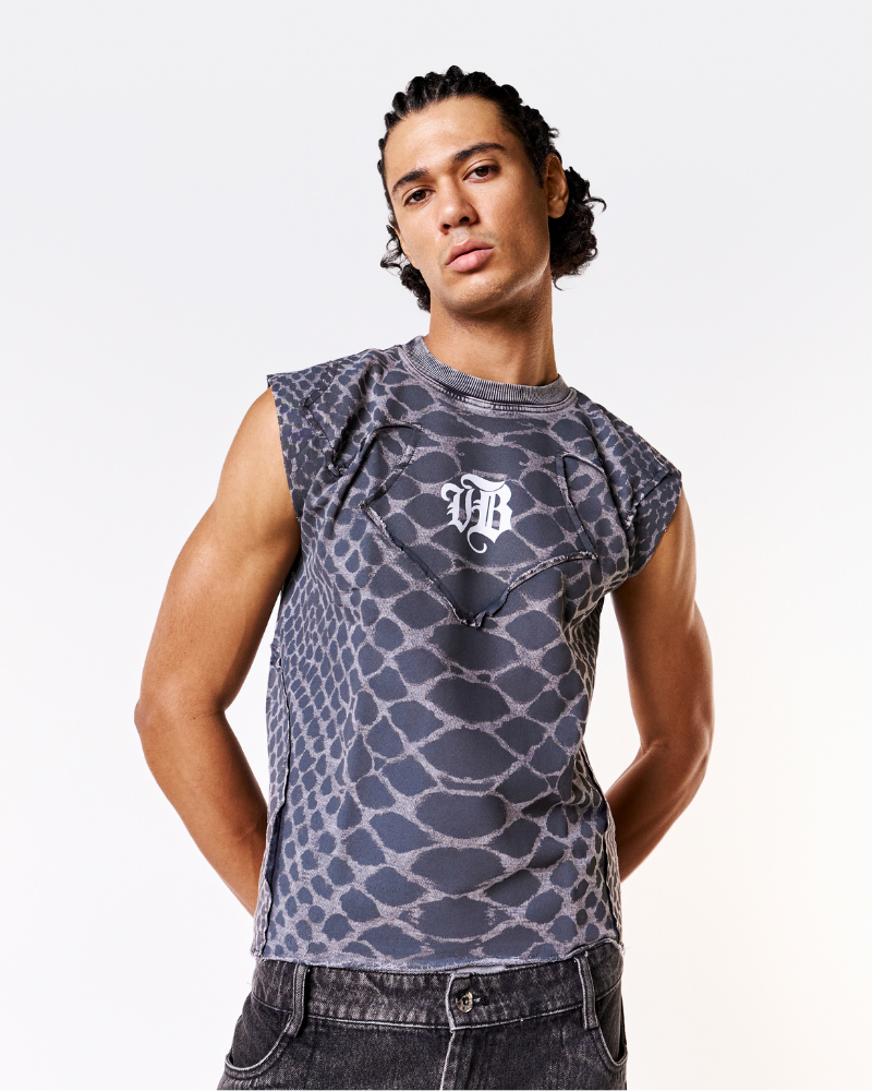 SNAKESKIN REPLICA TSHIRT/TANK
