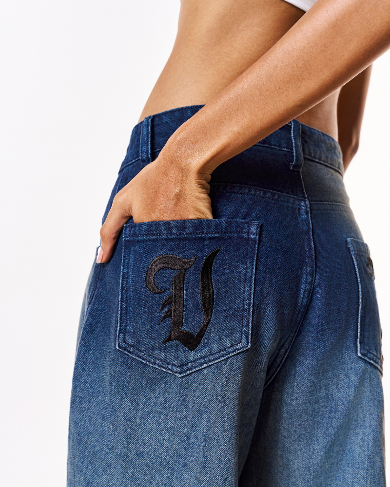 'DIRTY KNEES' DENIM JEANS [BAGGY FIT]