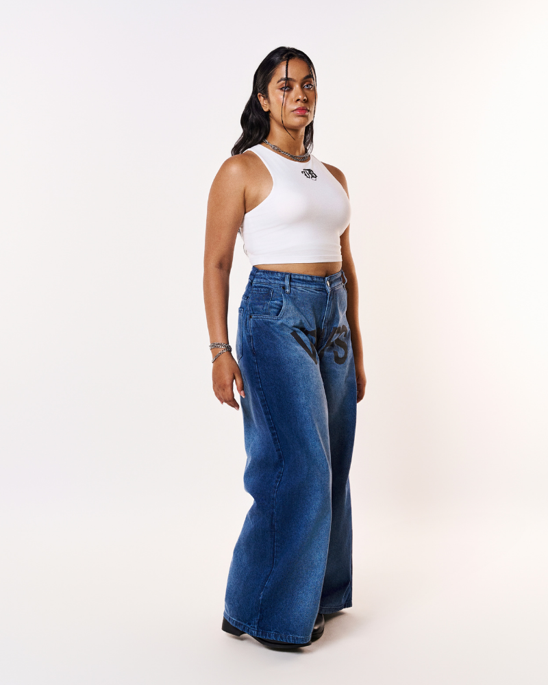 'VOLFS' DENIM JEANS [BAGGY FIT]