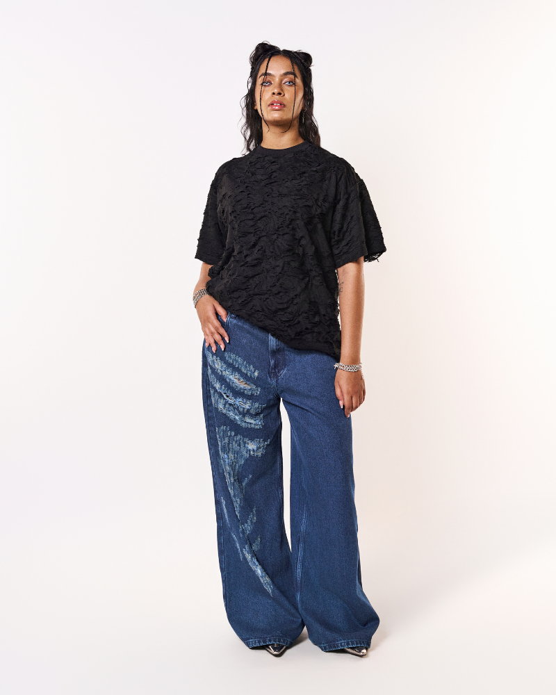 'FRISKY' DENIM JEANS [BAGGY FIT]
