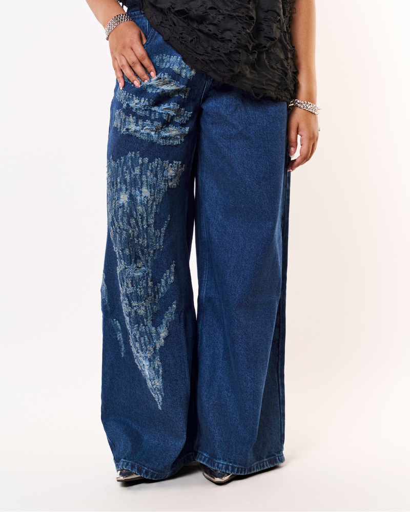 'FRISKY' DENIM JEANS [BAGGY FIT]