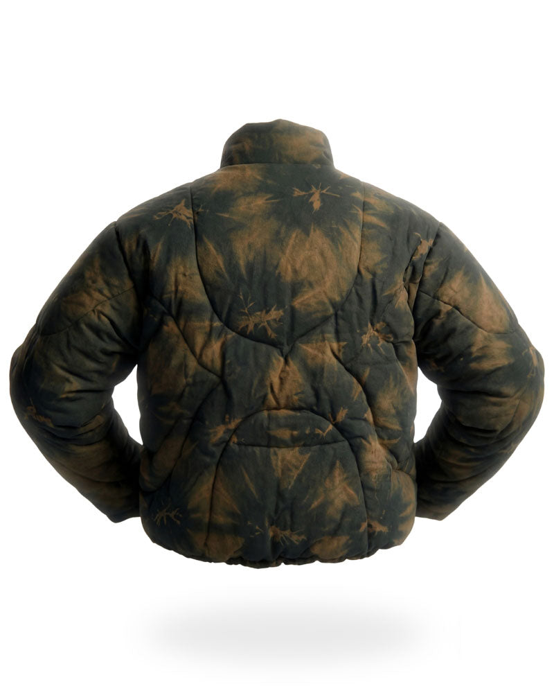 OFF DUTY PUFFER JACKET (OLIVE GREEN & MUD)