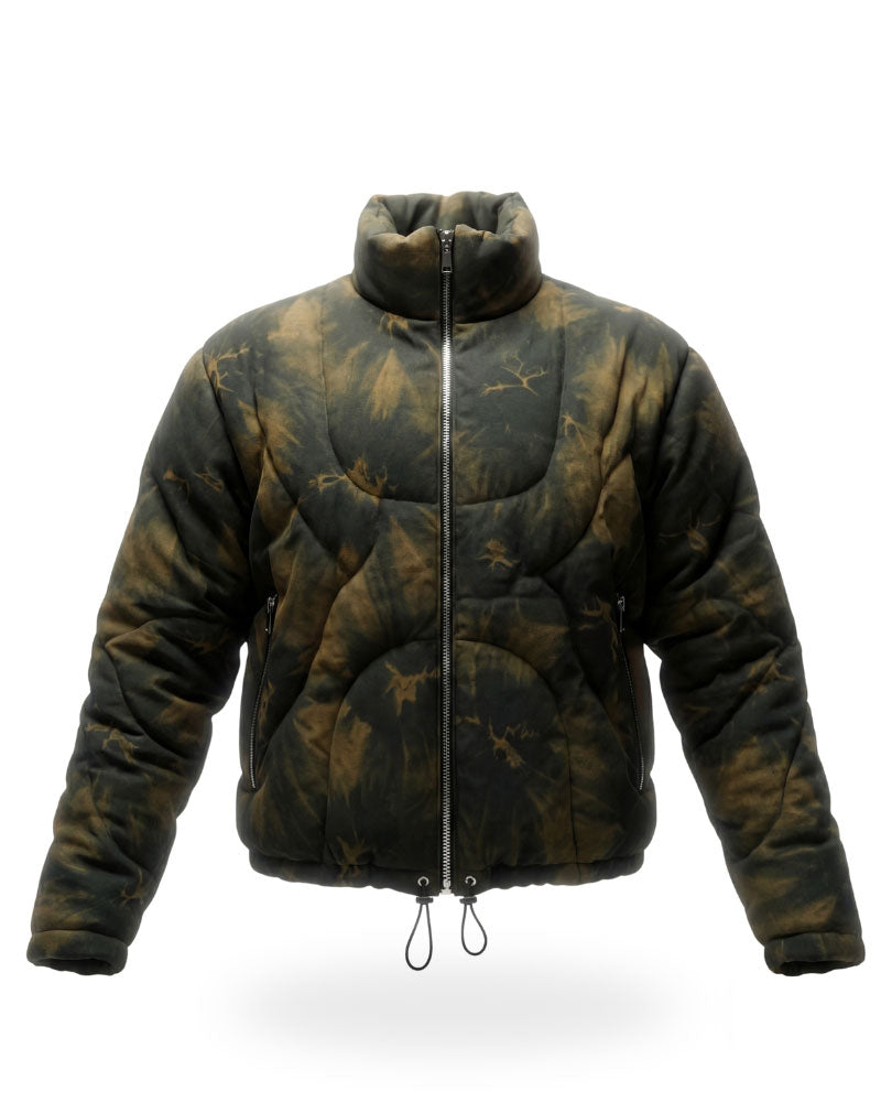 OFF DUTY PUFFER JACKET (OLIVE GREEN & MUD)