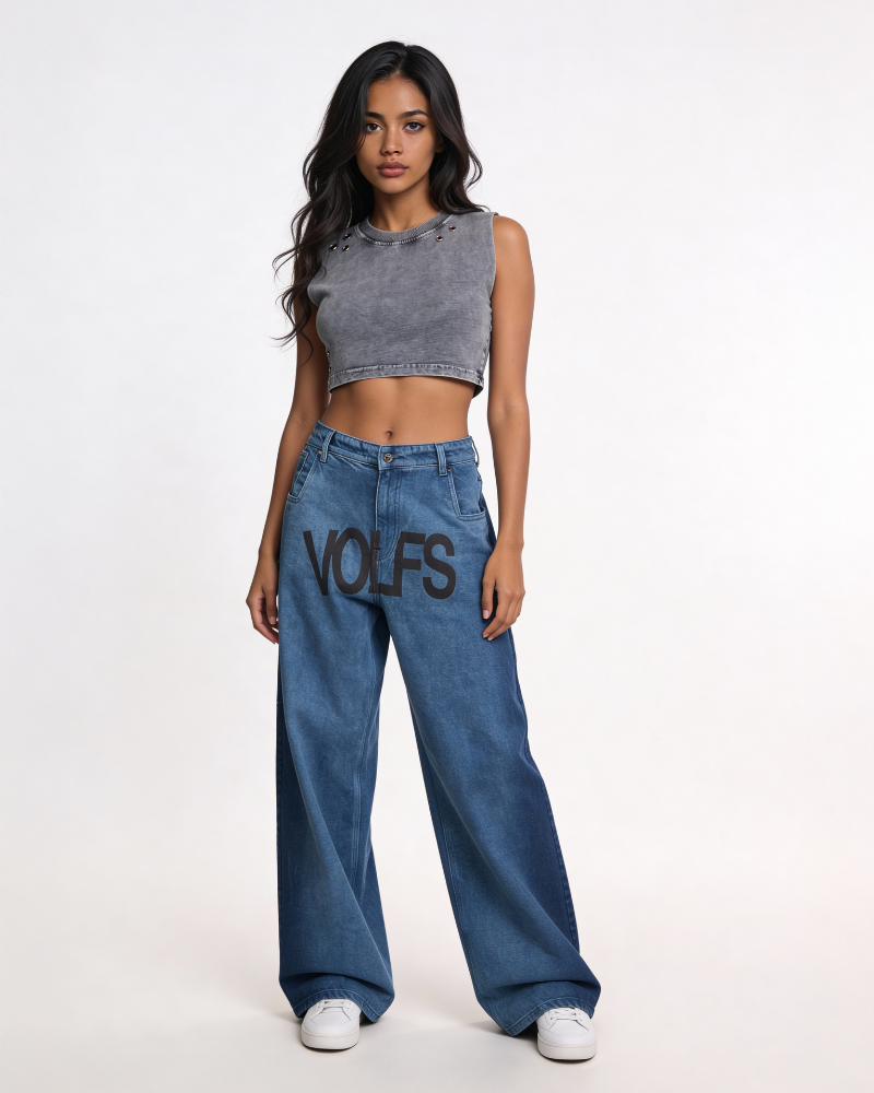 ASH LIGHT CROP TOP